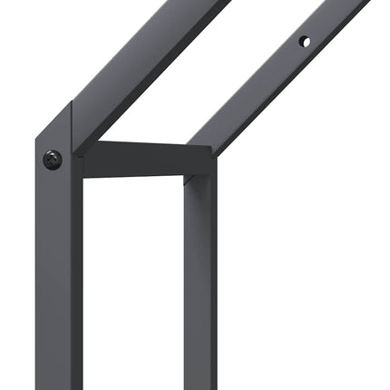 brændestativ 40x25x60 cm koldvalset stål antracitgrå