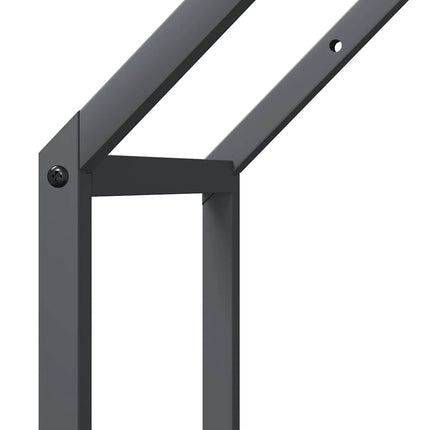 brændestativ 40x25x90 cm koldvalset stål antracitgrå