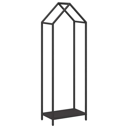 brændestativ 40x25x120 cm koldvalset stål sort