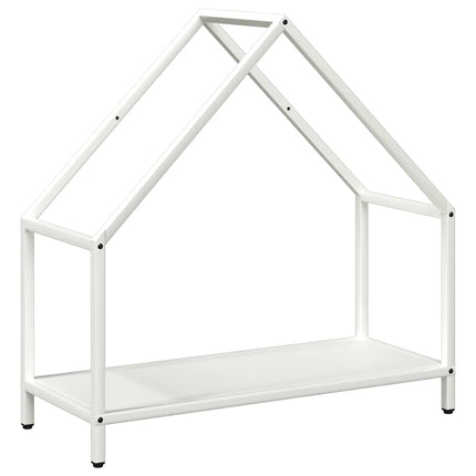 brændestativ 60x25x60 cm koldvalset stål hvid