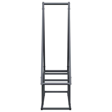 brændestativ 80x25x90 cm koldvalset stål antracitgrå