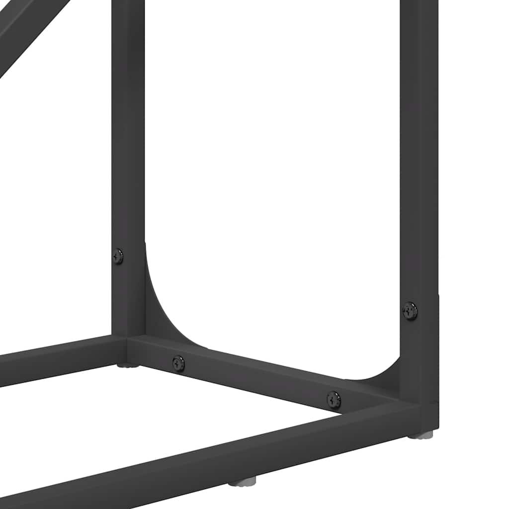 brændestativ 40x25x100 cm koldvalset stål sort