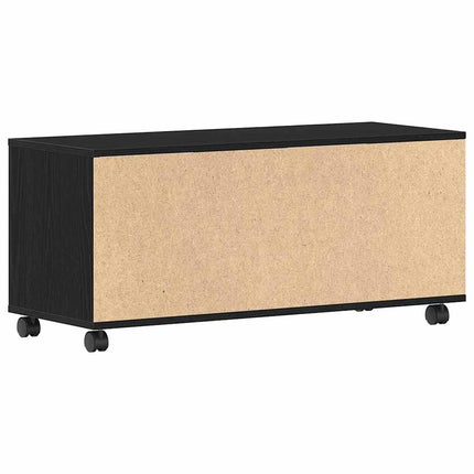 TV-skab 90 x 35 x 40.5 cm Sort Konstrueret træ