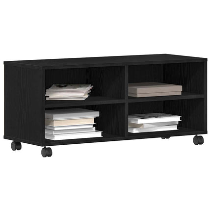 TV-skab 90 x 35 x 40.5 cm Sort Konstrueret træ
