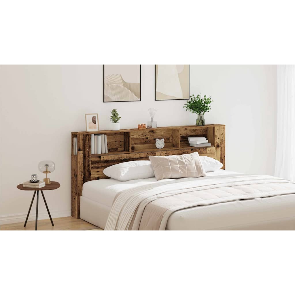 Hovedgærde Skab med hylde Gammelt træ 220 x 18,5 x 102,5 cm