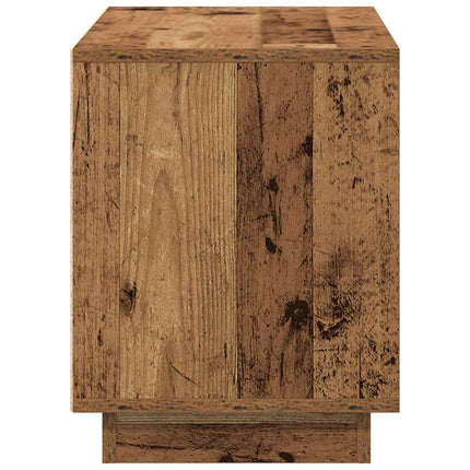 TV-skab 80 x 35 x 45 cm Gammelt træ Konstrueret træ