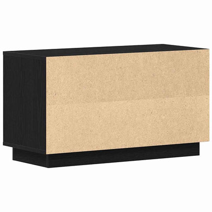 TV-skab 80 x 35 x 45 cm Sort eg Konstrueret træ