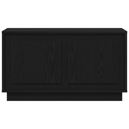 TV-skab 80 x 35 x 45 cm Sort eg Konstrueret træ