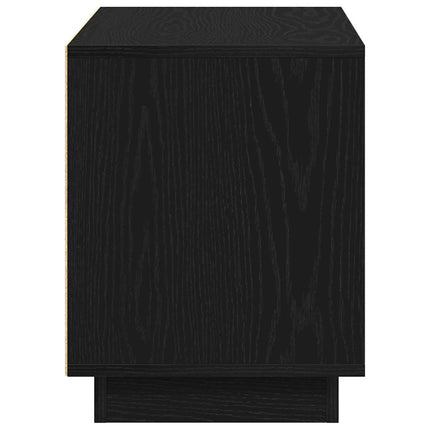 TV-skab 80 x 35 x 45 cm Sort eg Konstrueret træ