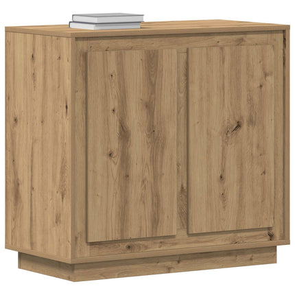 Sideboard Artisan Egetræ 80 x 40 x 75 cm Konstrueret træ