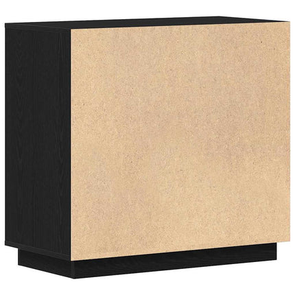 Sideboard Sort eg 80 x 40 x 75 cm Konstrueret træ