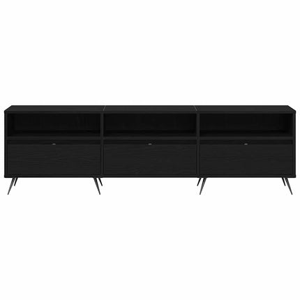 TV-skab 150 x 30 x 44,5 cm Sort eg Konstrueret træ