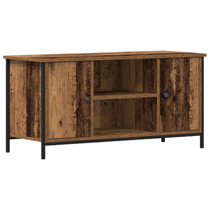 TV-skab 100 x 40 x 50 cm Gammelt træ Konstrueret træ