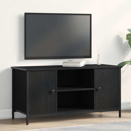 TV-skab 100 x 40 x 50 cm Sort eg Konstrueret træ