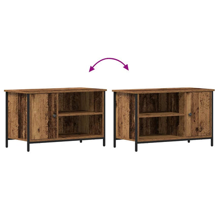 TV-skab 80 x 40 x 50 cm Gammelt træ Konstrueret træ