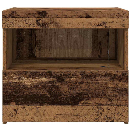 Natskab 2 stk. Gammelt træ 50 x 40 x 45 cm Konstrueret træ