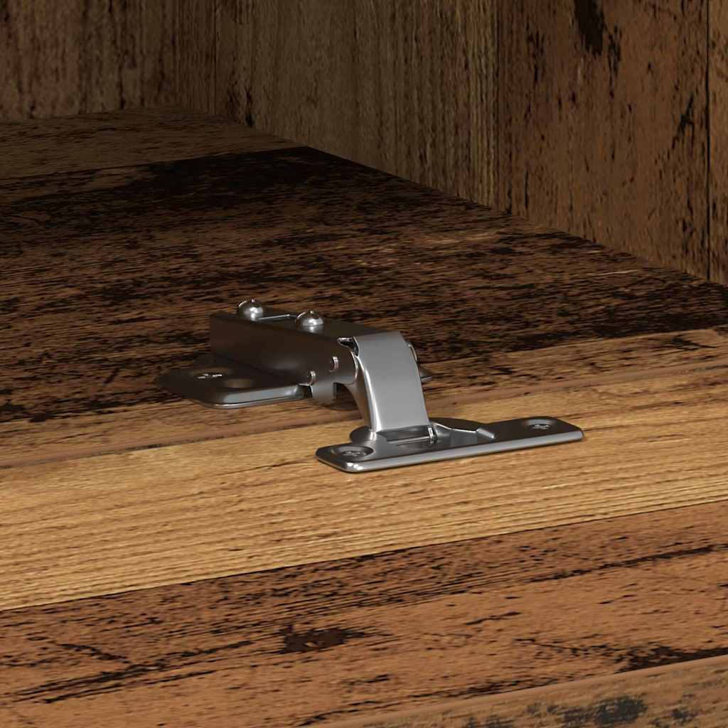 TV vægskab 2 pcs Gammelt træ 100 x 30 x 30 cm Konstrueret træ