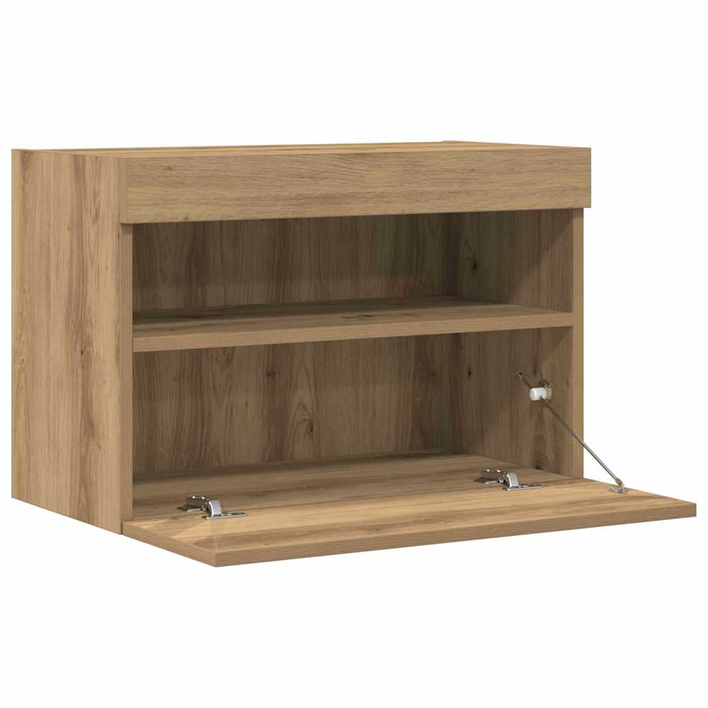 TV vægskab 2 pcs artisan eg 60 x 30 x 40 cm Konstrueret træ