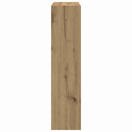 Sko skab 80 x 21 x 87,5 cm Konstrueret træ Røget eg