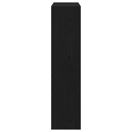 Sko skab 80 x 21 x 87,5 cm Konstrueret træ Sort eg