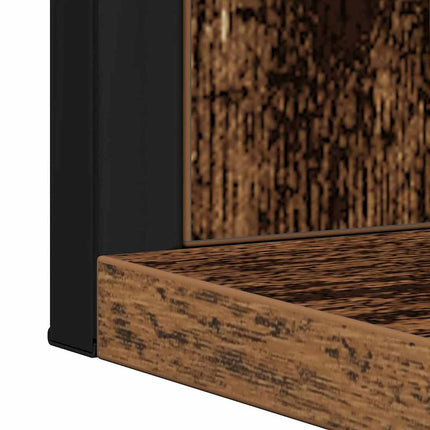Spejl Gammelt træ 50 x 12 x 60 cm Glas og Ingeniørtræ