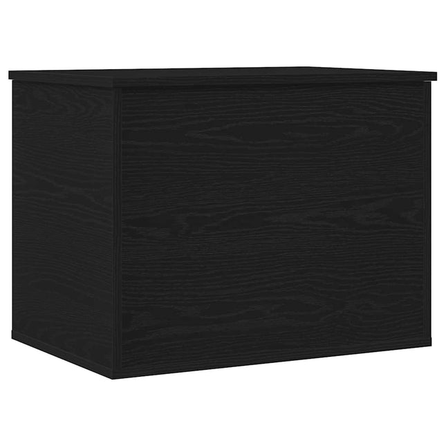 Opbevaringskasse Sort eg 60 x 42 x 46 cm Konstrueret træ