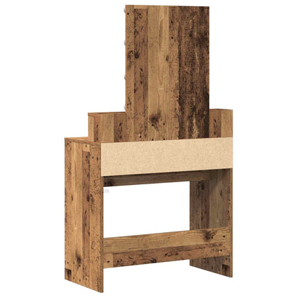Sminkebord - Dressingbord Gammelt træ 80 x 41 x 144,5 cm Konstrueret træ