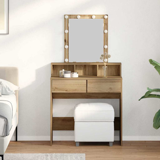 Sminkebord - Dressingbord artisan eg 80 x 41 x 144,5 cm Konstrueret træ