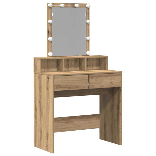Sminkebord - Dressingbord artisan eg 80 x 41 x 144,5 cm Konstrueret træ