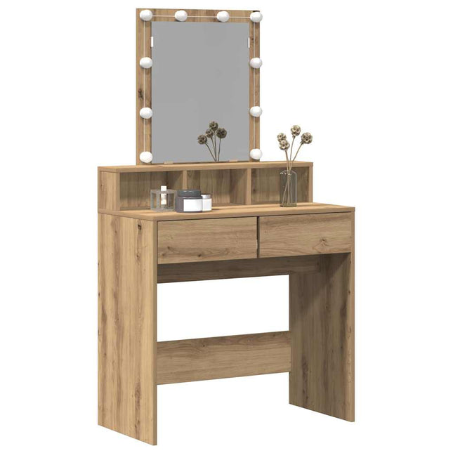 Sminkebord - Dressingbord artisan eg 80 x 41 x 144,5 cm Konstrueret træ