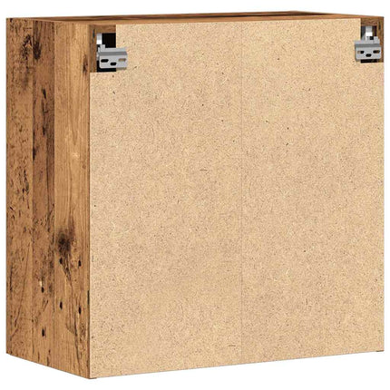 Vægskab 60 x 31,5 x 60 cm Konstrueret træ Gammelt træ