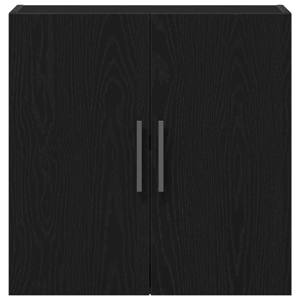 Vægskab Vægmonteret Sort eg 60 x 31,5 x 60 cm Konstrueret træ