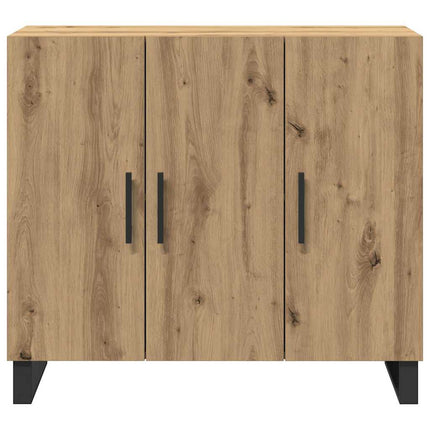 Sideboard Artisan Egetræ 90 x 34 x 80 cm Konstrueret træ
