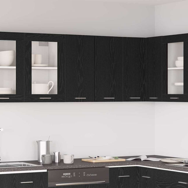 Hængeskab Lyon Sort eg 60 x 31 x 60 cm Konstrueret træ