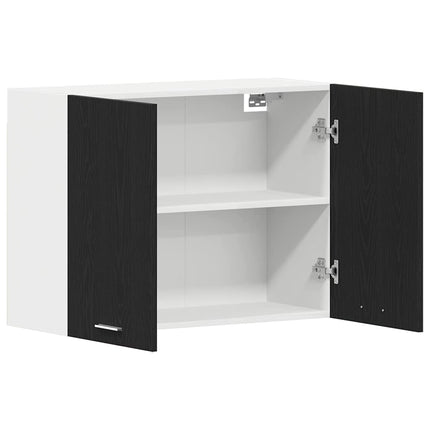 Hængeskab Lyon Sort eg 80 x 31 x 60 cm Konstrueret træ