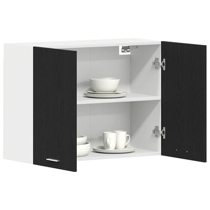 Hængeskab Lyon Sort eg 80 x 31 x 60 cm Konstrueret træ
