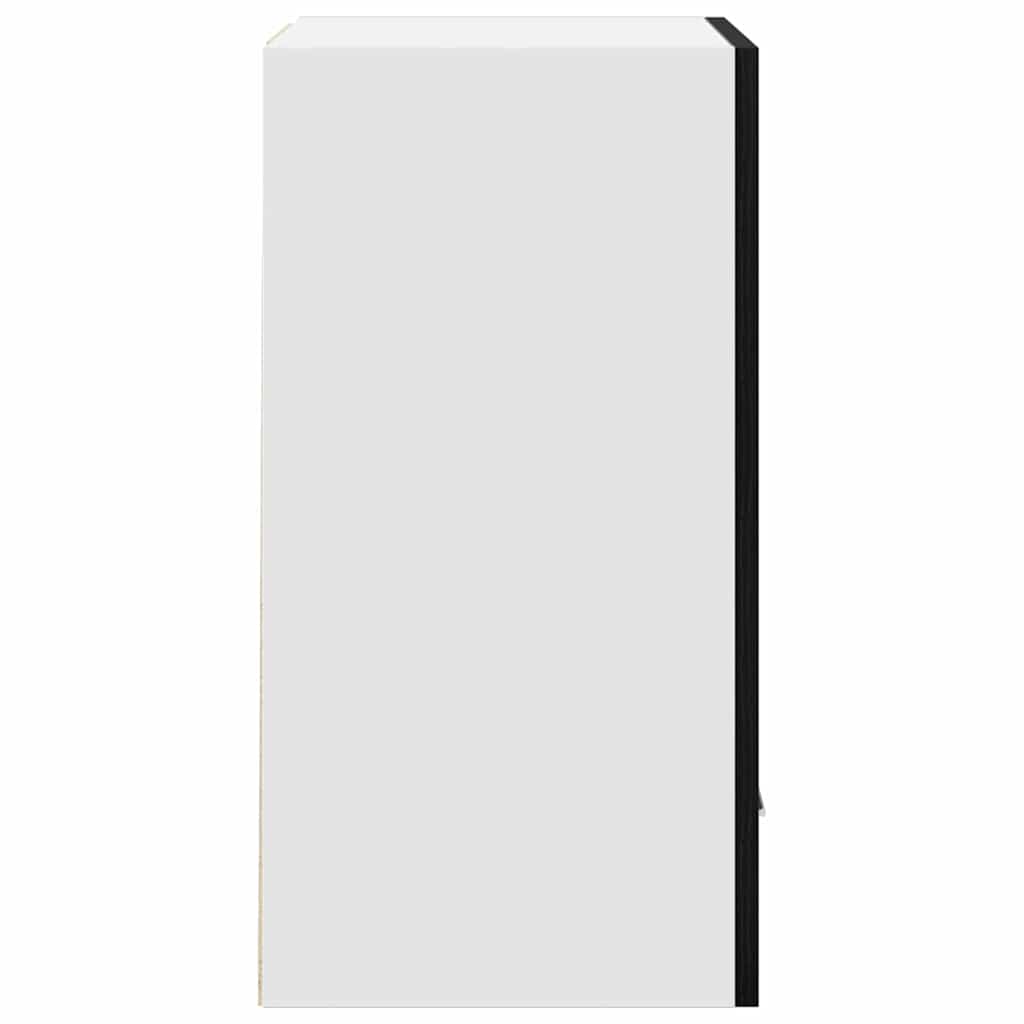 Hængeskab Lyon 2 pcs Sort eg 50 x 31 x 60 cm Konstrueret træ