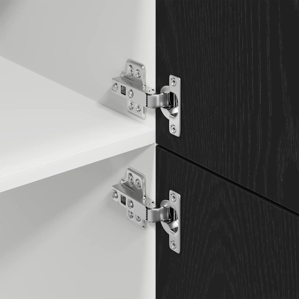 Hængeskab Lyon Sort eg 60 x 31 x 207 cm Konstrueret træ
