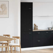 Hængeskab Lyon Sort eg 60 x 31 x 207 cm Konstrueret træ