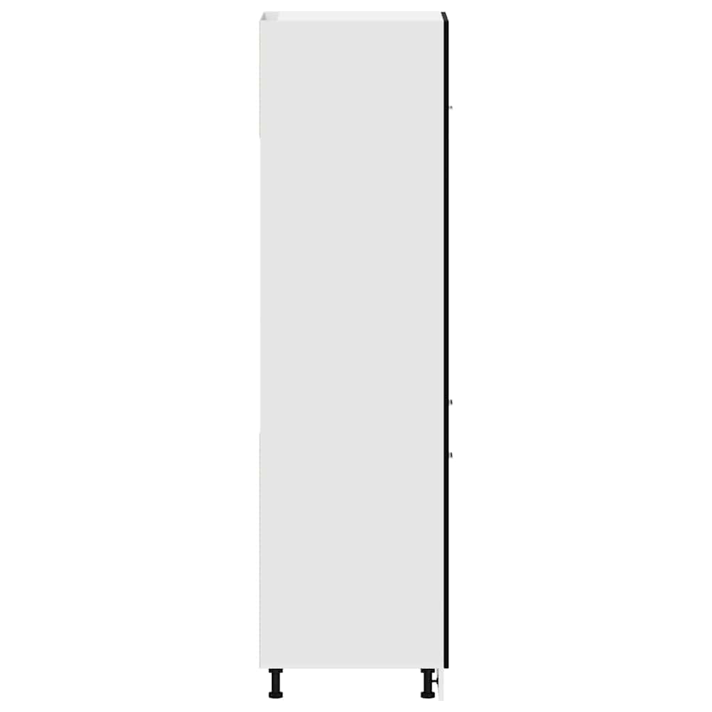 Hængeskab Lyon Sort eg 60 x 31 x 207 cm Konstrueret træ