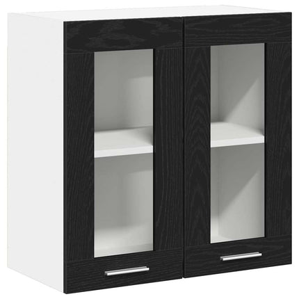 Hængeskab Sort eg 60 x 31 x 60 cm Konstrueret træ