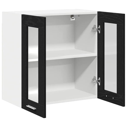 Hængeskab Sort eg 60 x 31 x 60 cm Konstrueret træ