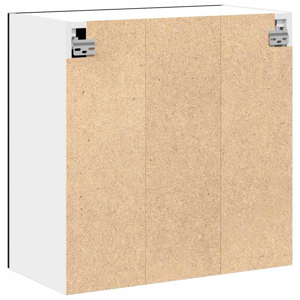 Hængeskab med hylde Sort eg 60 x 31 x 60 cm Konstrueret træ