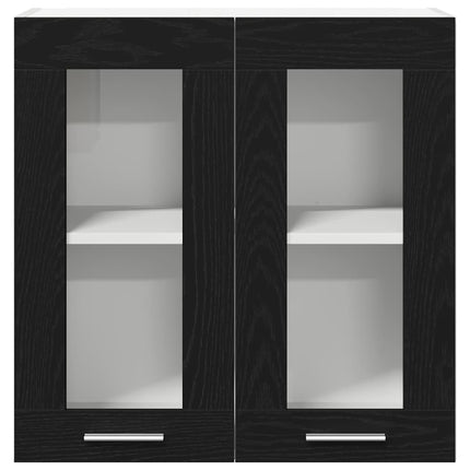 Hængeskab Sort eg 60 x 31 x 60 cm Konstrueret træ