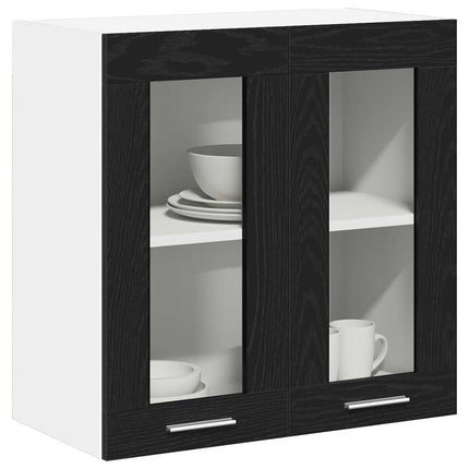 Hængeskab Sort eg 60 x 31 x 60 cm Konstrueret træ