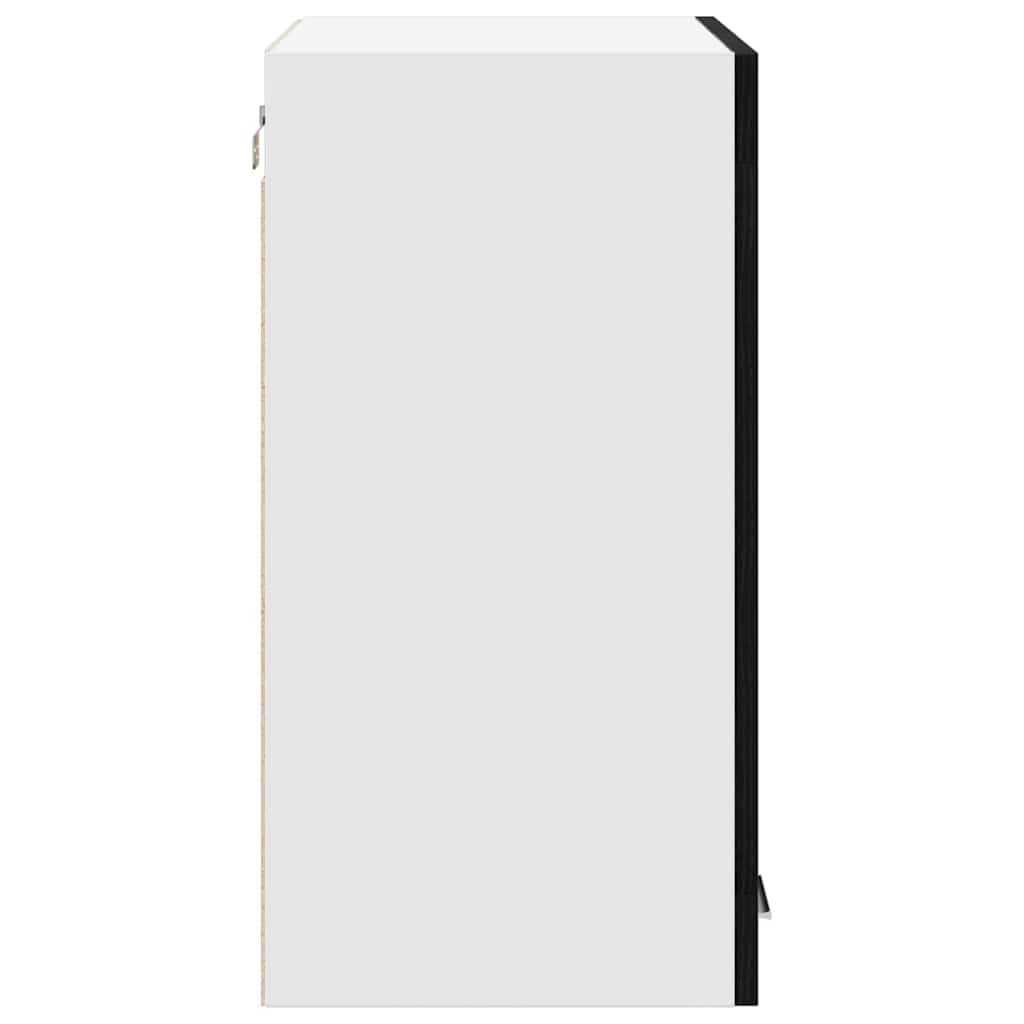 Hængeskab med hylde Sort eg 60 x 31 x 60 cm Konstrueret træ