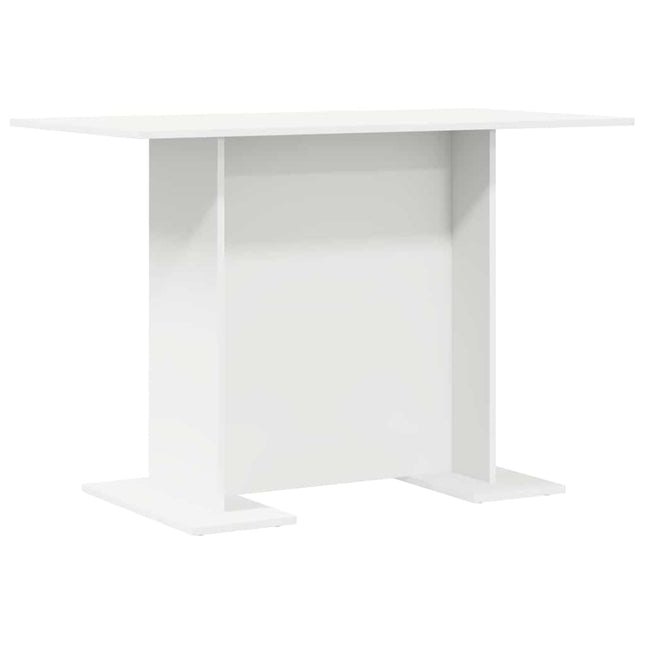 Spisebord Hvid 110 x 60 x 75 cm Konstrueret træ