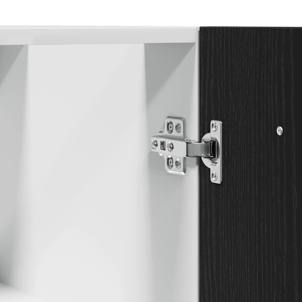 Bundskabinet sort eg 60x46x81,5 cm Ingeniørtræ