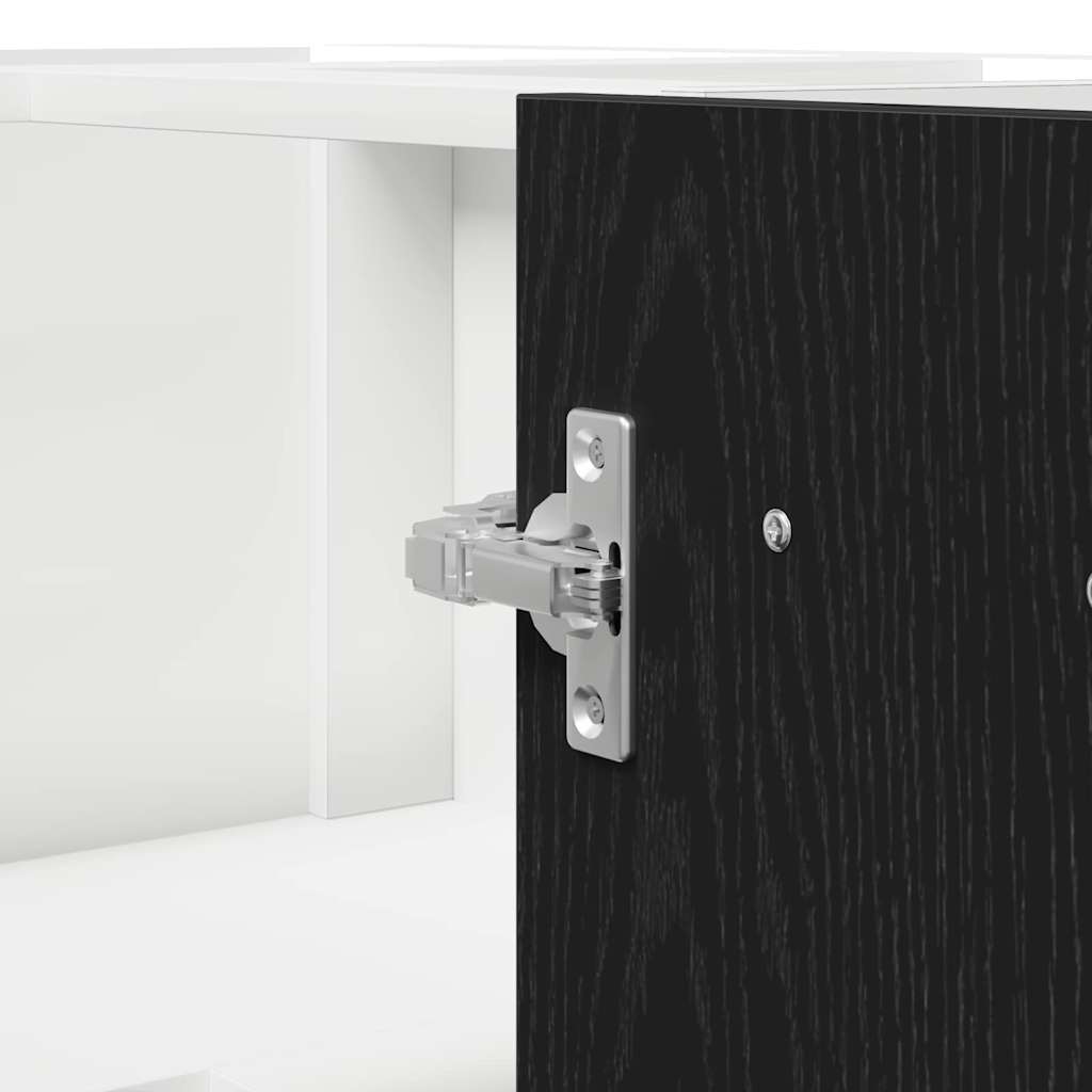 Hængeskab Sort eg 75,5 x 75,5 x 80,5 cm Konstrueret træ