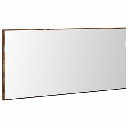 Spejl Brun 80 x 37 cm Glas og Ingeniørtræ